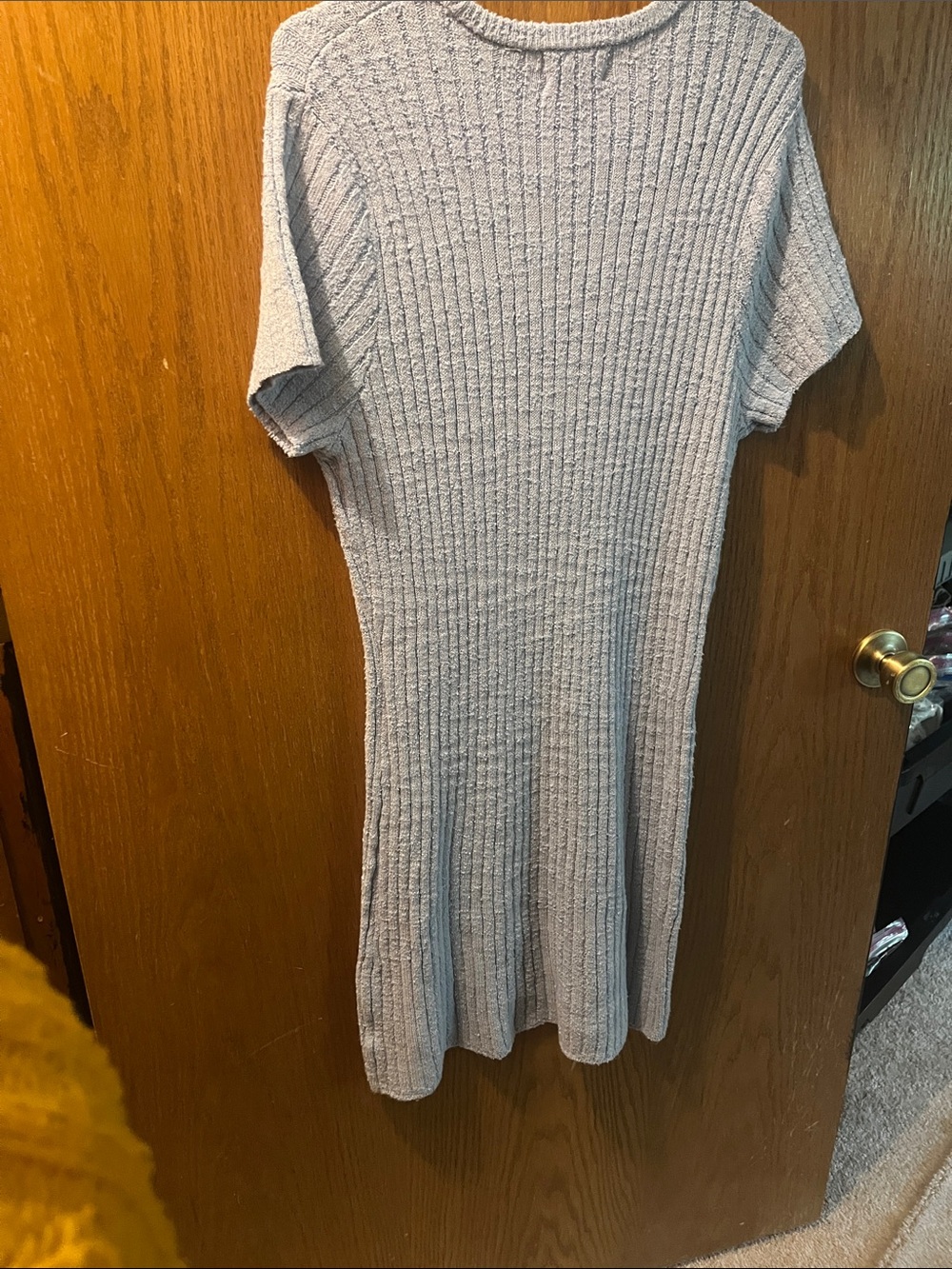 Universal Thread Light Blue Ribbed Midi Sweater Dress - Picture 5 of 10